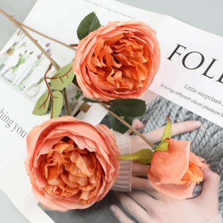 Peony simulation bouquets offer a realistic touch of fresh flowers for wedding decoration Peony simulation bouquets offer a realistic touch of fresh flowers for wedding decoration